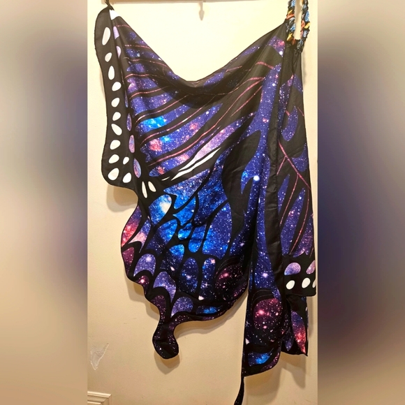 Halloween Tibeha Butterfly Costume for Kids - Double-Sided Printing Wings - Picture 5 of 7